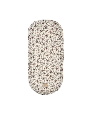 Colchoneta para capazo con volante Alma de Giraffa Bianca e Blu