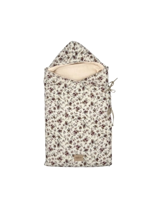 Saco Cuco Capucha Alma Interior bambula Giraffa Bianca e Blu