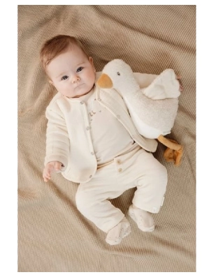 Oca pequeña 17cm Newborn Natural de Little Dutch