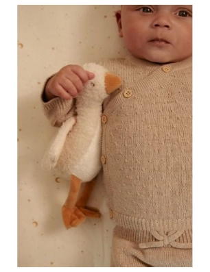Oca pequeña 17cm Newborn Natural de Little Dutch