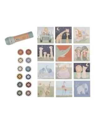 Proyector Linterna Safari Friends de Little Dutch