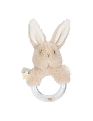 Sonajero Anillo Conejo Newborn Natural de Little Dutch