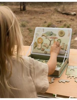 Tablero Magnet Safari Friends de Little Dutch