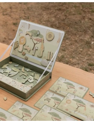 Tablero Magnet Safari Friends de Little Dutch