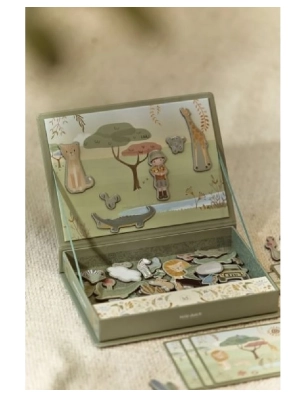 Tablero Magnet Safari Friends de Little Dutch