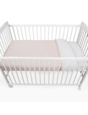 Set de Cuna Maison Tender con Edredón, Bajera y Almohada Transpirable de Pasito a Pasito Flores