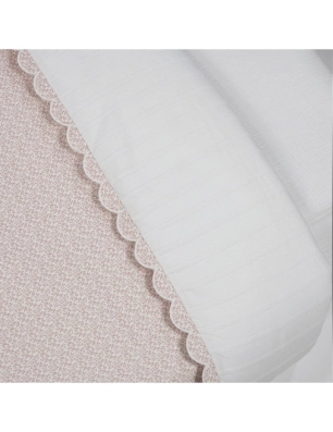 Set de Cuna Maison Tender con Edredón, Bajera y Almohada Transpirable de Pasito a Pasito Flores