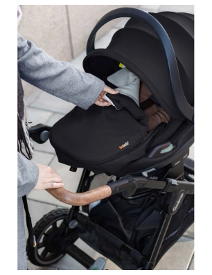 BeSafe Cobertor contra viento y frío Negro