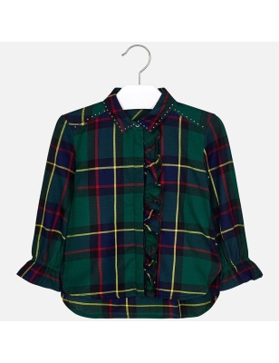 BLUSA CUADROS de Mayoral