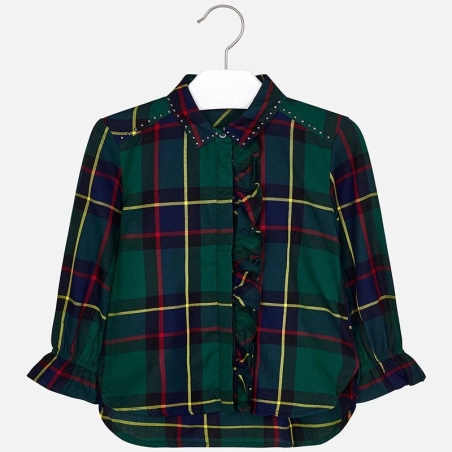 BLUSA CUADROS de Mayoral