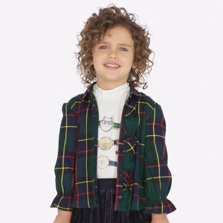 BLUSA CUADROS de Mayoral