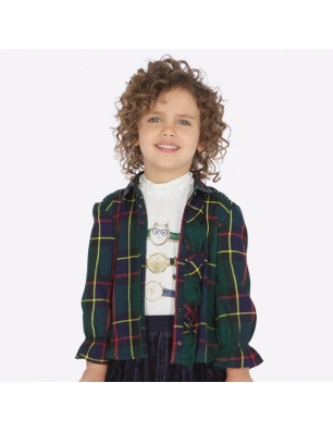 BLUSA CUADROS de Mayoral