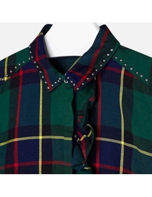BLUSA CUADROS de Mayoral