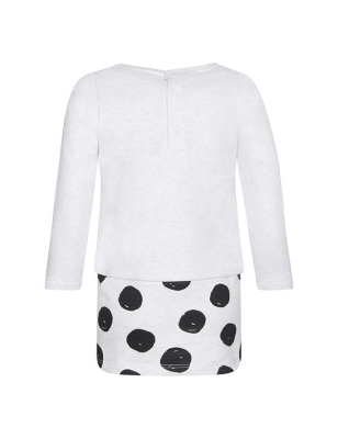 VESTIDO FELPA DETALLES NIÑA CHALKPAINT de Tuc Tuc