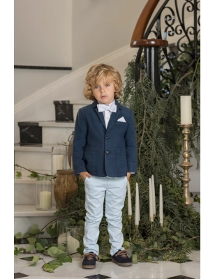 CHAQUETA Y PAJARITA INFANTIL de Dolce Petit