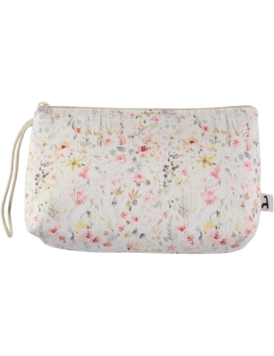 Neceser Abril de Giraffa Bianca e Blu Flores