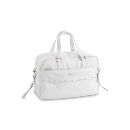 Bolso de ecopiel + cambiador modelo Rombos de Pirulos