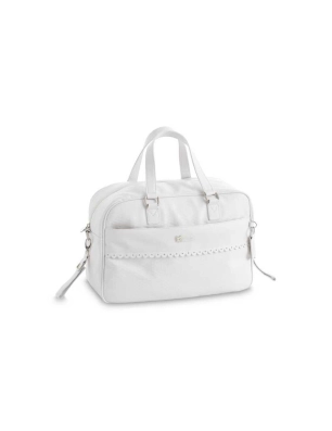 Bolso de ecopiel + cambiador modelo Rombos de Pirulos