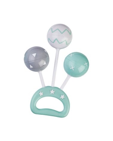 Sonajero bebe bolas o  campanas de Saro