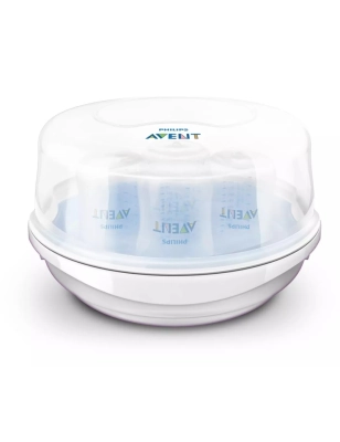 Esterilizador de biberones para microondas de Avent