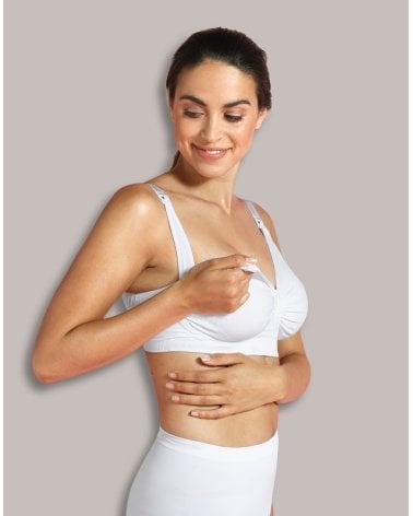 Sujetador de lactancia Carri-Gel de Carriwell Blanco