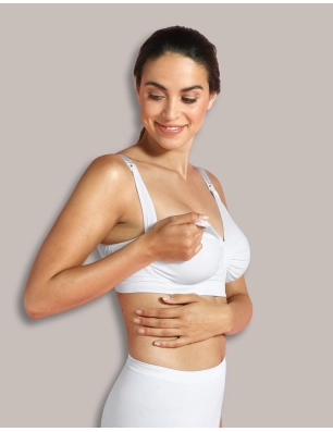 Sujetador de lactancia Carri-Gel de Carriwell Blanco