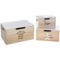 Caja de Almacenaje de madera Estrella de Atmosphera