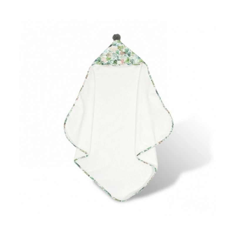 Capa de baño de bebé con pompón de Fundas BCN