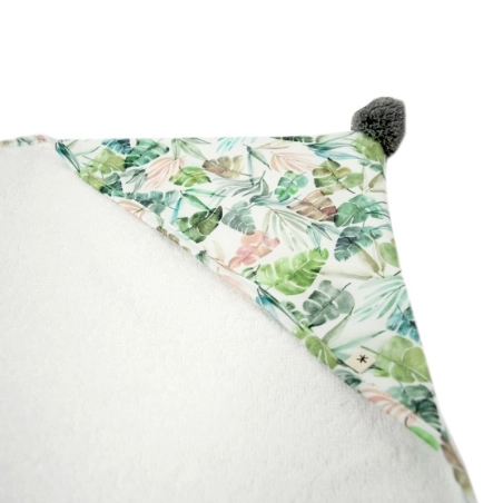 Capa de baño de bebé con pompón de Fundas BCN