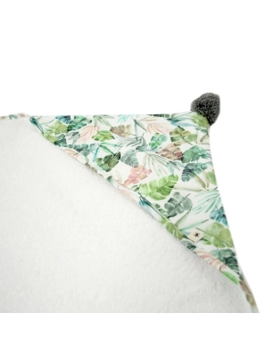 Capa de baño de bebé con pompón de Fundas BCN