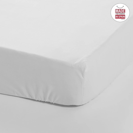 Sábana Bajera Ajustable para Cuna Liso de Cambrass