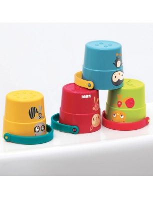 Juguete de baño Cubos Apilables Animalitos de Ludi