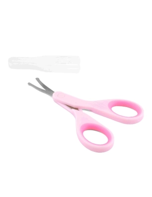 Tijeras de punta redonda para bebé de Chicco Rosa