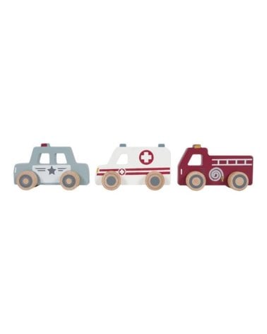 Coches de Madera de Servicios de Emergencia de Little Dutch