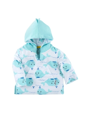 Albornoz Infantil Animales de Zoocchini ballenas