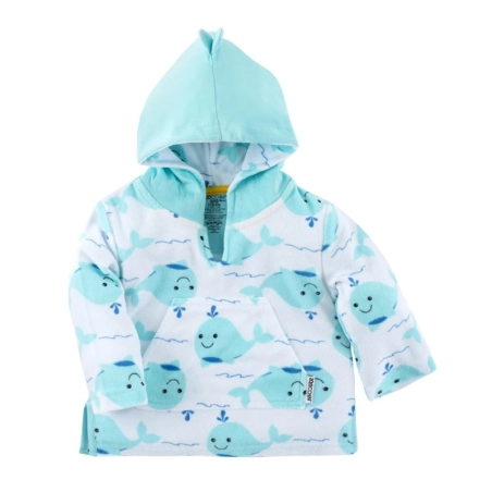 Albornoz Infantil Animales de Zoocchini ballenas