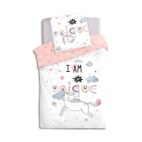 Funda Nórdica Infantil 140x200 cm de Atmosphera unicornio
