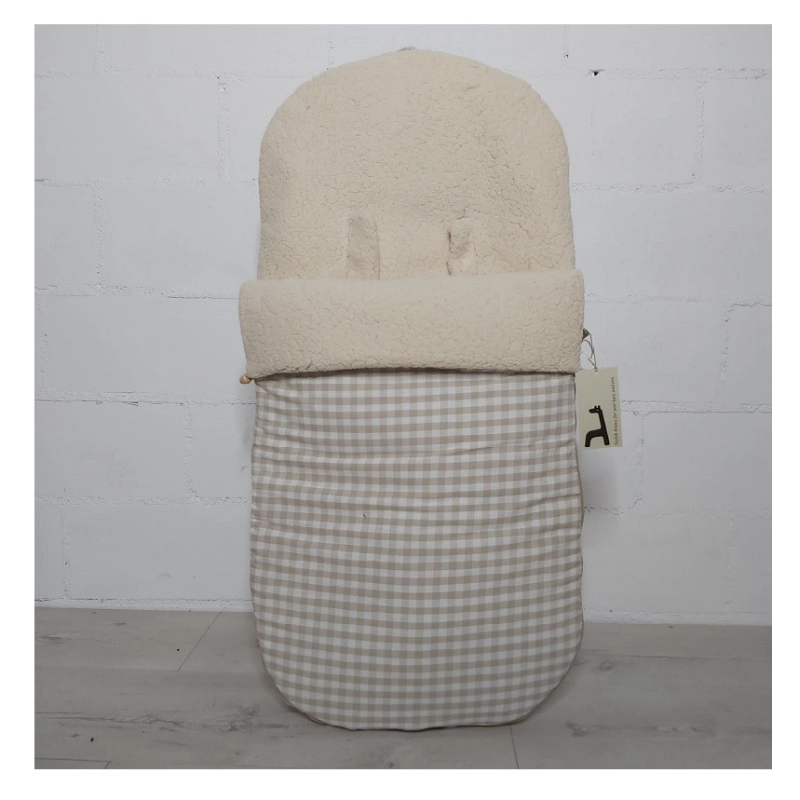 Saco Silla Buga Petra Interior Borreguito de Giraffa Bianca e Blu