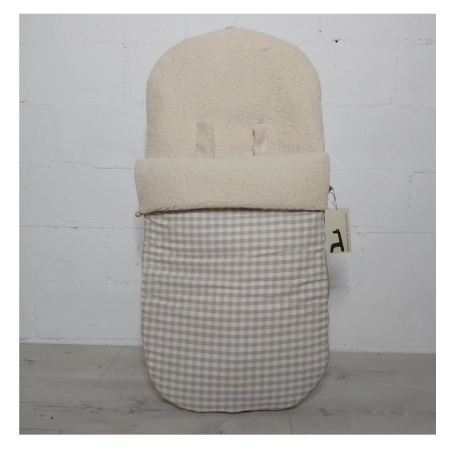 Saco Silla Buga Petra Interior Borreguito de Giraffa Bianca e Blu Piedra