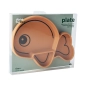 Plato de Silicona Stick & Stay Wally de Done by Deer