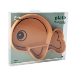 Plato de Silicona Stick & Stay Wally Mostaza (4)