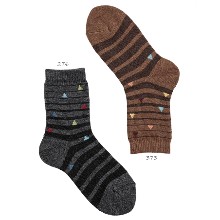 Calcetines rayas irregulares
