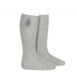Calcetines Altos Punto Liso con Borla de Pelo Condor Calcetines Altos Punto Liso con Borla de Pelo Condor