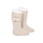 Calcetines Altos Alg. Calido Con Borlas Condor
