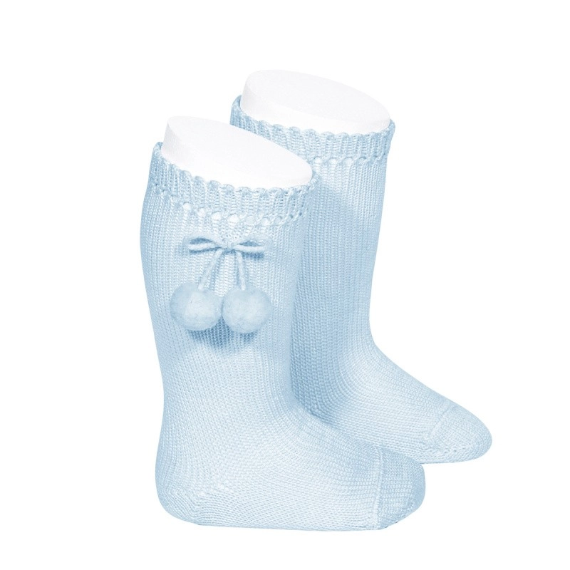 Calcetines Altos Perle Con Borlas de Condor