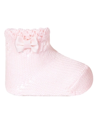 Calcetines Tobilleros Calados Perle Con Lazo de Condor