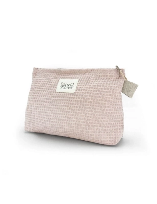 Neceser para pañales Rose Waffle de Babyshower