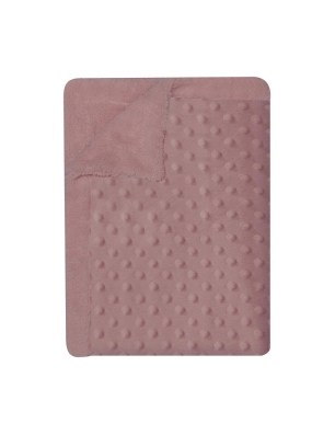 Manta Burbuja con Borreguillo Rosa Maquillaje de Interbaby