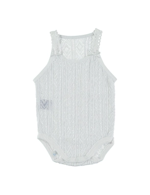 Body Tirante Fino Perle 1012 Babidu Blanco