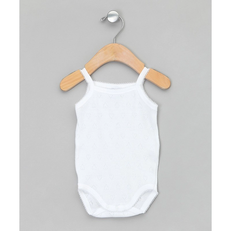 Body Tirante Fino Calado Corazones 1101 Babidu